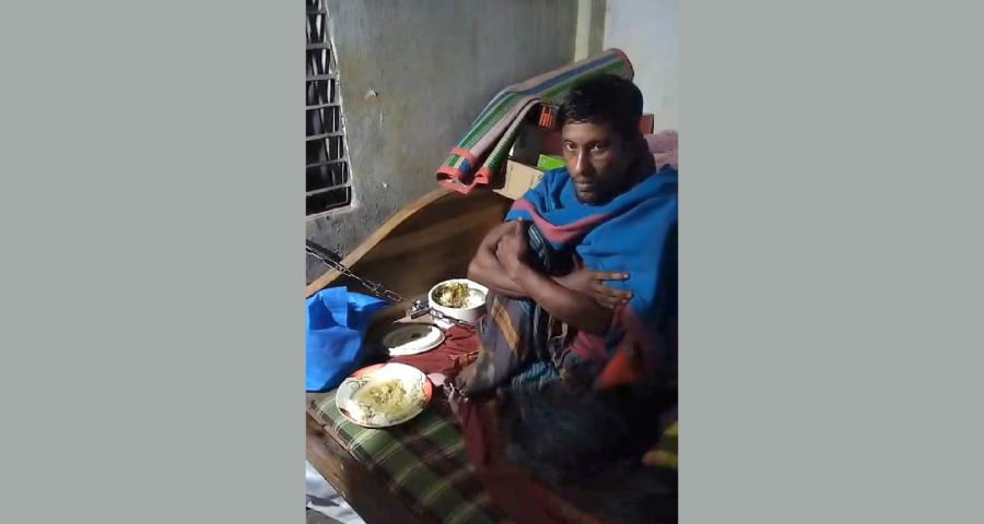 ইটভাটায় শিকলে বেঁধে শ্রমিক নির্যাতন,চারদিন পর পুলিশের উদ্ধার