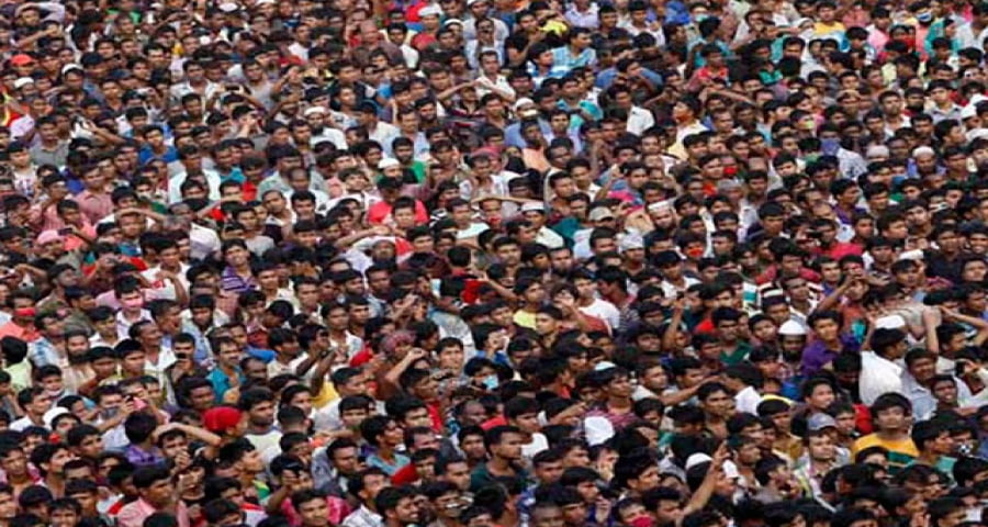 দেশের জনসংখ্যা বেড়ে ১৭ কোটি ১৫ লাখ ৯০ হাজার