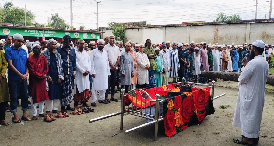 চিরনিদ্রায় শায়িত বিএনপি কর্মী হাসেন আলী