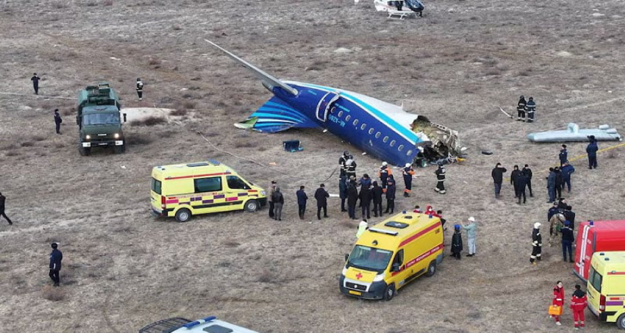 আজারবাইজানের বিমান ভূপাতিত করার দায় স্বীকার করলো রাশিয়া