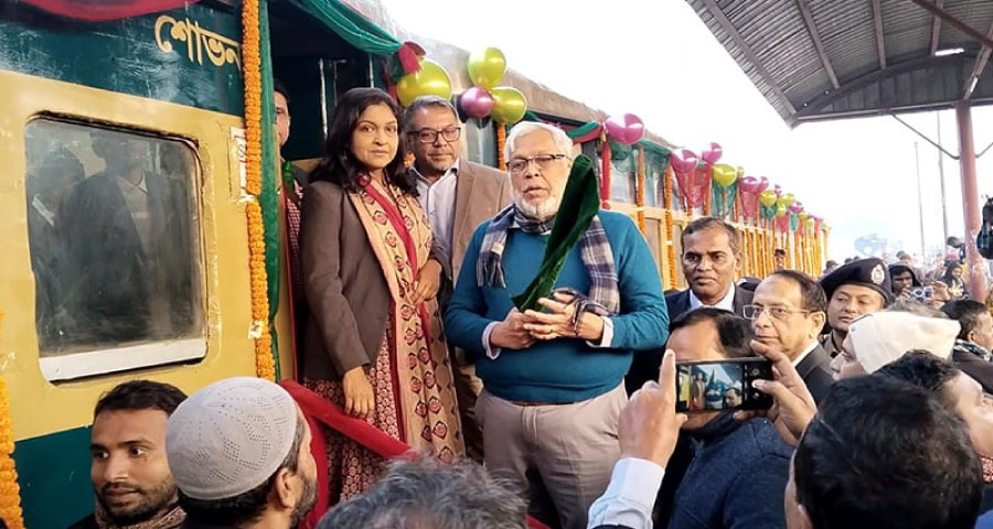 ঢাকা-জয়দেবপুর রুটে দুই জোড়া ট্রেন চলাচল শুরু