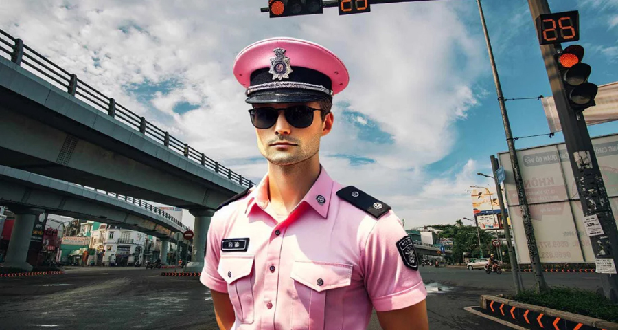 পুলিশের পোশাক গোলাপি করার আহ্বান উমামার