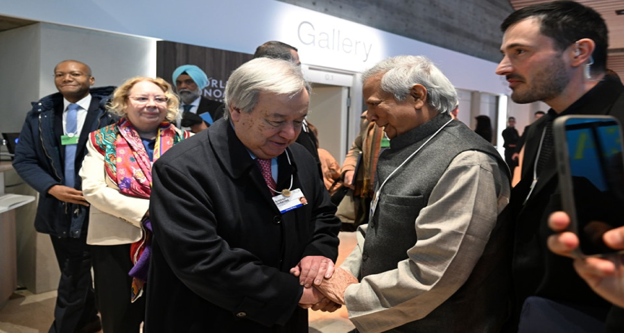 জাতিসংঘের মহাসচিবের সঙ্গে ড. ইউনূসের সাক্ষাৎ