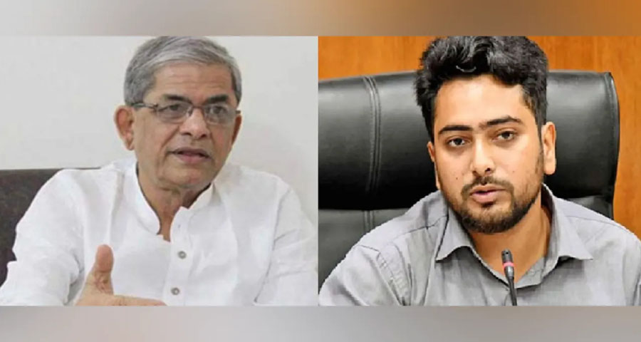 ফখরুলের বক্তব্যের কড়া জবাব দিলেন নাহিদ