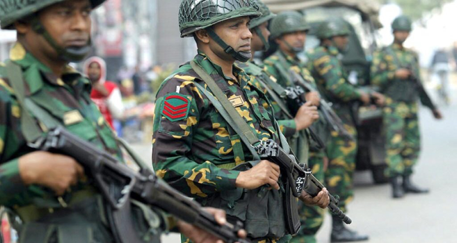 সন্ধ্যা থেকে সারা দেশে যৌথবাহিনীর টহল