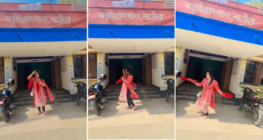 থানার সামনে নেচে-গেয়ে টিকটক ভিডিও বানানো সেই আ. লীগ নেত্রী আটক