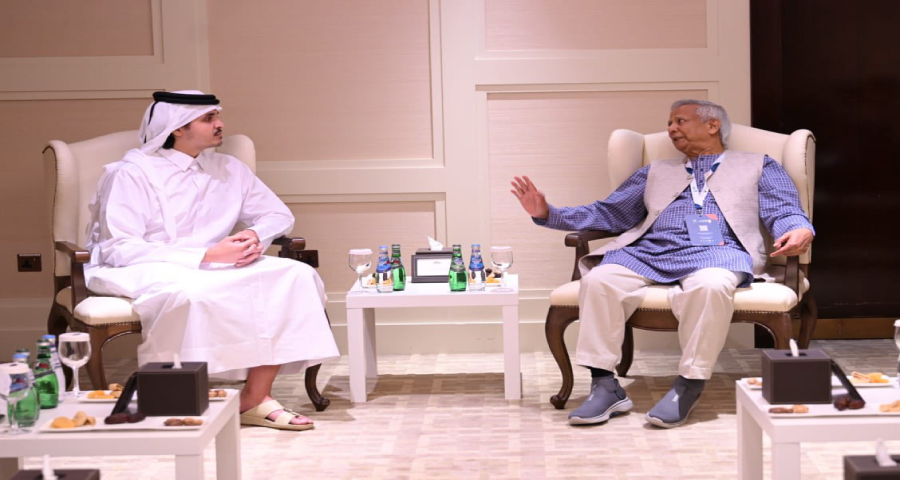 কাতার ফান্ড ফর ডেভেলপমেন্টের চেয়ারপারসনের সঙ্গে ড. ইউনূসের বৈঠক