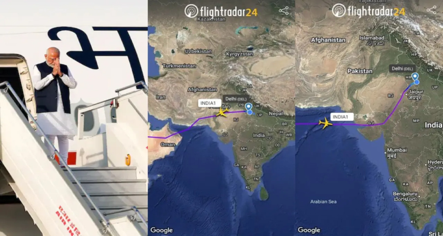 সৌদি থেকে ফেরার পথে পাকিস্তানের আকাশপথ এড়িয়ে গেলেন মোদি
