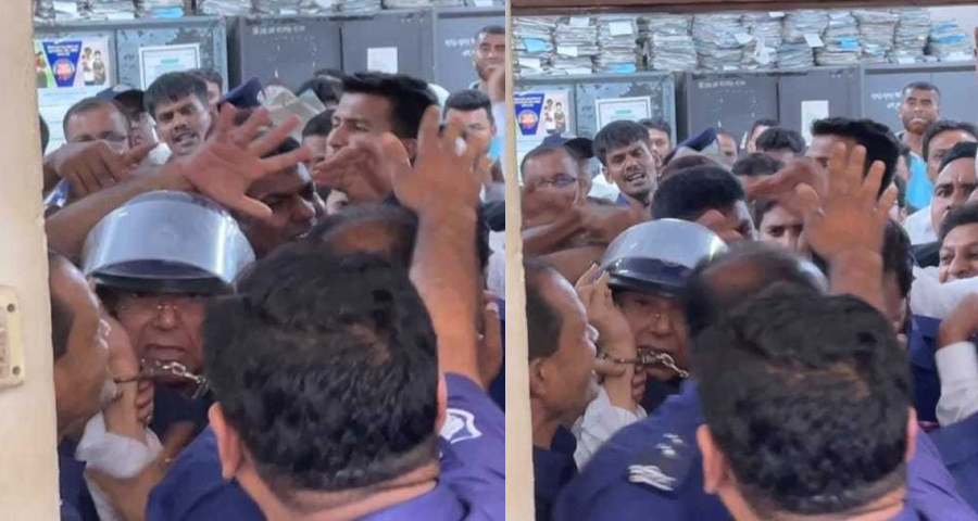 আদালতে কিল-ঘুষি খেয়ে দৌড় দিলেন সাবেক আইনমন্ত্রী আনিসুল হক