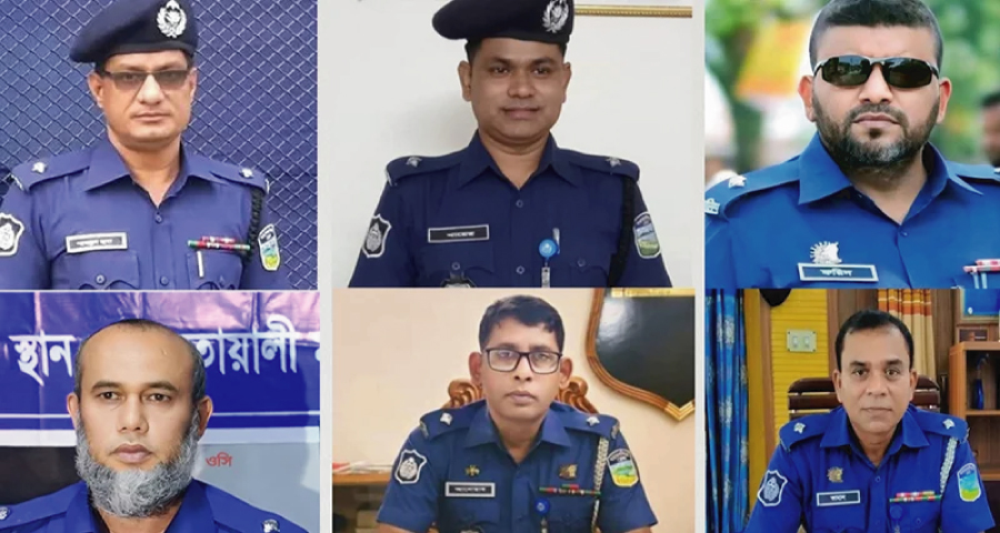 ময়মনসিংহে ৬ থানার ওসিকে একযোগে বদলি