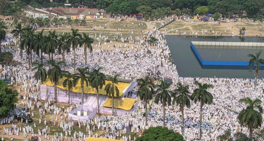 চার দাবিতে সোহরাওয়ার্দীতে হেফাজতে ইসলামের মহাসমাবেশ শুরু