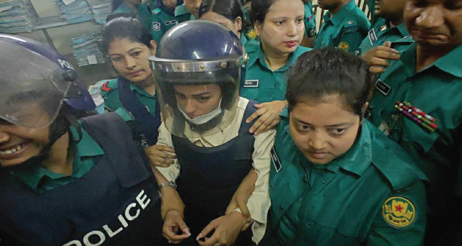 নুসরাত ফারিয়া কারাগারে