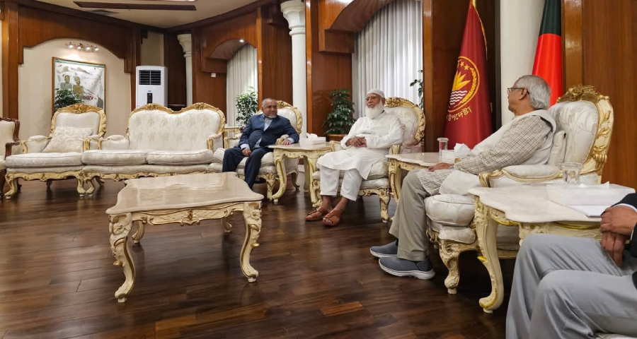 প্রধান উপদেষ্টার সঙ্গে জামায়াতের বৈঠক অনুষ্ঠিত