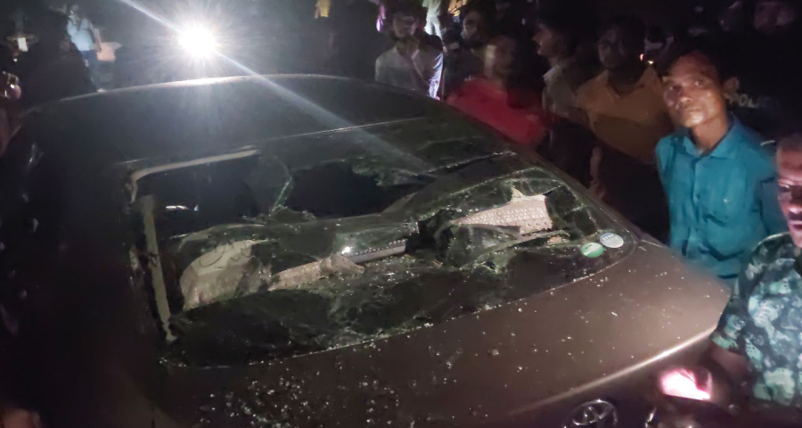 ঠাকুরগাঁওয়ে মির্জা ফখরুলের ছোট ভাইয়ের ওপর হামলা, গাড়ি ভাঙচুর