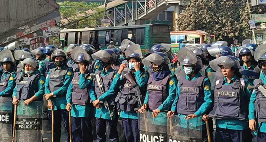 রাজধানীতে তিন সমাবেশ ঘিরে নিরাপত্তায় নিয়োজিত ১৪ হাজার পুলিশ