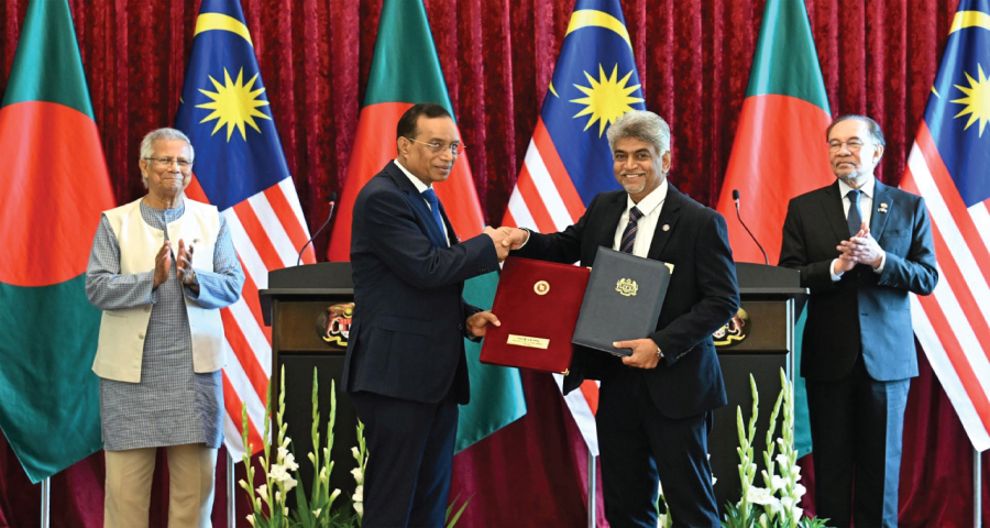 বাংলাদেশ-মালয়েশিয়ার মধ্যে পাঁচ সমঝোতা স্মারক ও তিন নোট বিনিময়
