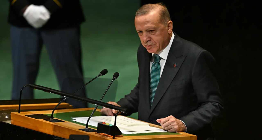 গাজায় যুদ্ধ নয়, চলছে গণহত্যা: জাতিসংঘে এরদোয়ান