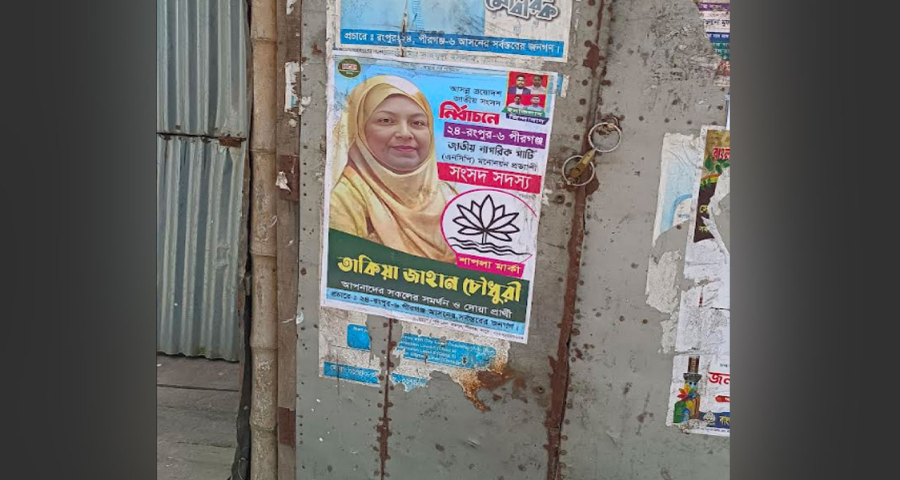 বরাদ্দের আগেই ‘শাপলা প্রতীকে’ এনসিপির মনোনয়নপ্রত্যাশীর পোস্টারিং