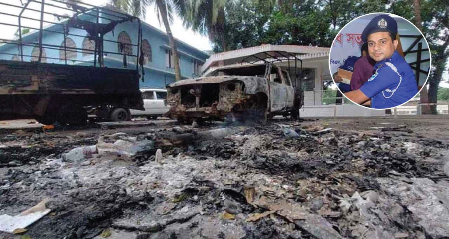 <span style='color:red;font-size:14px;'>ট্রাইব্যুনালে রাজসাক্ষী আবজালুল</span><br> ‘ওসি সায়েদ ও এএসআই বিশ্বজিৎ ছয়টি মরদেহ পেট্রোল ঢেলে পুড়িয়ে দেন’