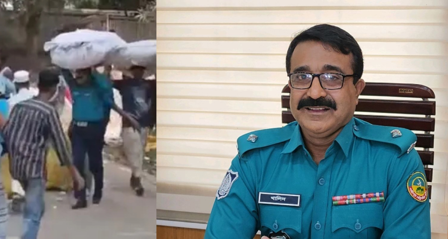 মানবিক ও সাহসী ভূমিকার নজির রাখলেন পূবাইল থানার ওসি, ভাসছেন প্রশংসায়