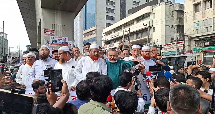 <span style='color:red;font-size:14px;'>জামায়াত নেতা তাহেরের হুঁশিয়ারি</span><br> ‘নো হাংকি পাংকি’ গণভোট লাগবেই, সোজা আঙুলে ঘি না উঠলে আঙুল বাঁকা হবে