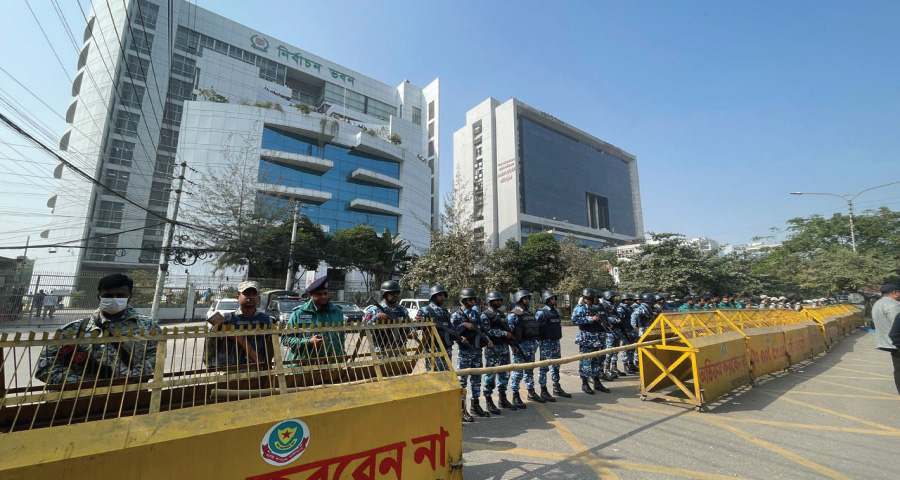 ইসিতে যাচ্ছেন তারেক রহমান, আগারগাঁওয়ে বাড়তি নিরাপত্তা