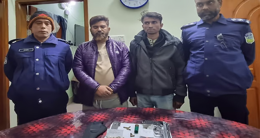 ময়মনসিংহে মাদকবিরোধী অভিযানে ‘কমব্যাট পিস্তল’সহ বিএনপি নেতা গ্রেপ্তার