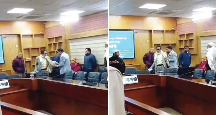 মানিকগঞ্জ-৩ আসনের প্রার্থী আতাউরকে ঘাড় ধাক্কার ঘটনায় ইসিকে আইনি নোটিশ