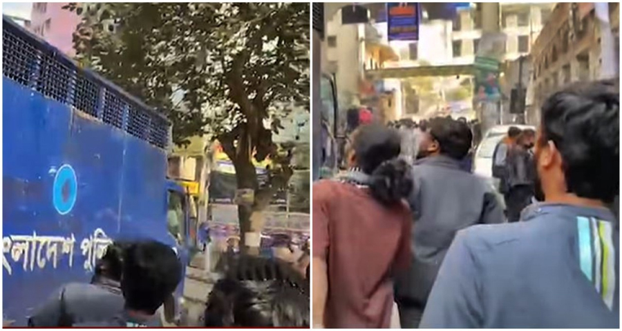 হাদি হত্যা মামলার শুনানির জন্য আদালতে জাবেররা, পলককে দেখে ডিম নিক্ষেপ