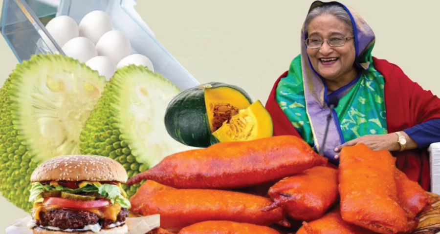 দাম বাড়লেই ‘মিষ্টি কুমড়োর বেগুনি’, ‘কাঠালের বার্গারের’ মতো রেসিপি দিতেন শেখ হাসিনা