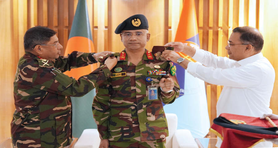 সশস্ত্র বাহিনী বিভাগের নতুন পিএসও লেফটেন্যান্ট জেনারেল মীর মুশফিকুর