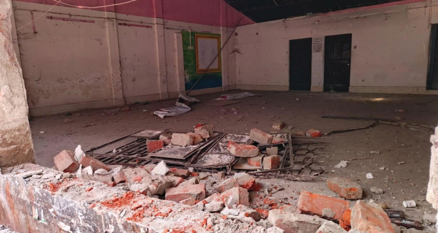 ময়মনসিংহে আওয়ামী লীগের কার্যালয় ভাঙচুর