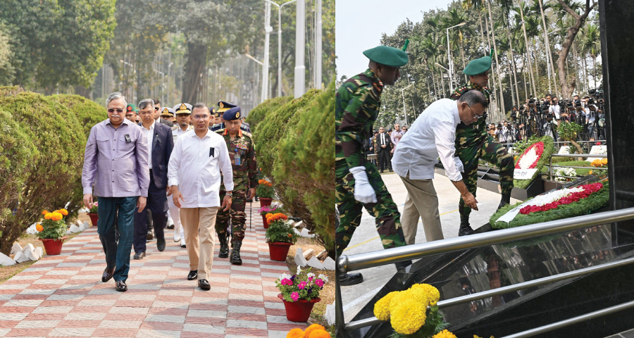 <span style='color:red;font-size:14px;'>জাতীয় শহীদ সেনা দিবস</span><br> শহীদ সেনাসদস্যদের প্রতি গভীর শ্রদ্ধা নিবেদন রাষ্ট্রপতি ও প্রধানমন্ত্রীর