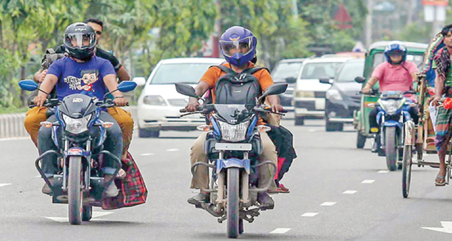 আজ মধ্যরাত শুরু হচ্ছে মোটরসাইকেল চলাচলে নিষেধাজ্ঞা