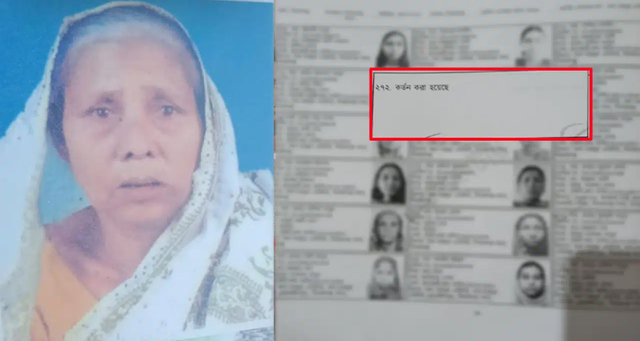 ভোট দিতে গিয়ে নিজেকে মৃত আবিষ্কার করলেন বৃদ্ধা