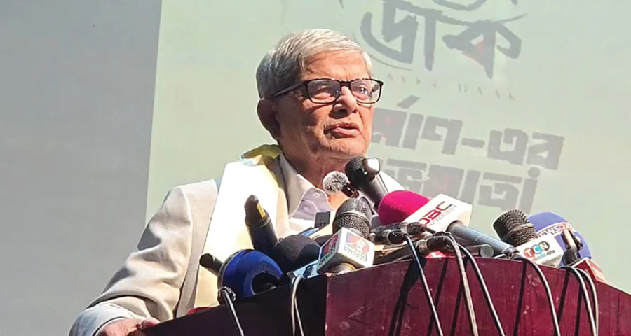 <span style='color:red;font-size:14px;'>এলজিআরডি মন্ত্রী মির্জা ফখরুল</span><br> বিদেশে বসে দেশকে অস্থিতিশীল করার চেষ্টা করছেন হাসিনা