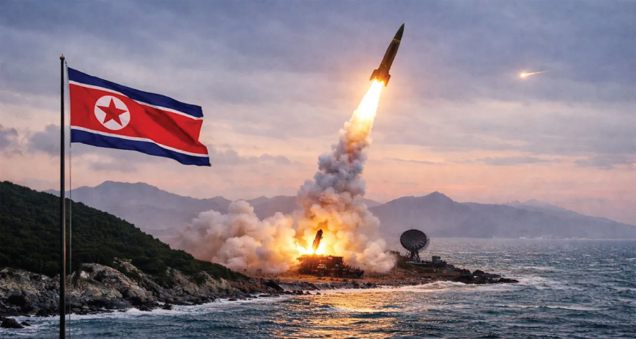 পর পর ১০টি ব্যালিস্টিক ক্ষেপণাস্ত্র ছুড়ল উত্তর কোরিয়া