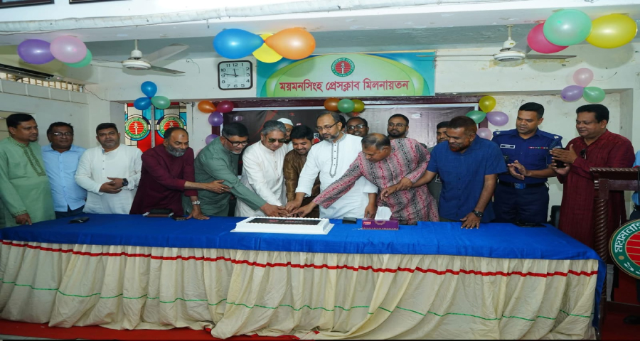 ময়মনসিংহে সময় টিভির প্রতিষ্ঠাবার্ষিকী উদযাপন