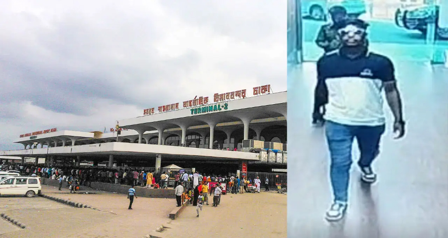 শাহজালালে নিরাপত্তা ভেঙে রানওয়ের কাছে যুবক, আটক