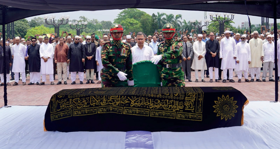 সাবেক প্রতিমন্ত্রী মিজানুর রহমান সিনহার জানাজায় প্রধানমন্ত্রীর অংশগ্রহণ