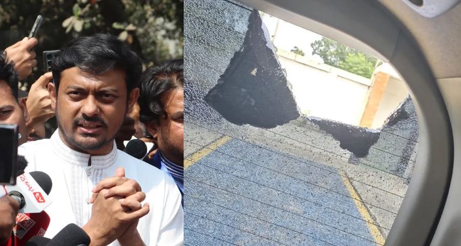 নাসীরুদ্দীন পাটওয়ারীর গাড়িতে হামলা