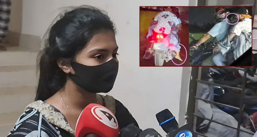 আমি নিজেই মদ খেয়েছি, থানায় এসে বললেন সেই তরুণী