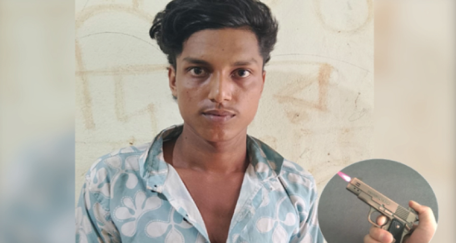 গাজীপুরে ‘পিস্তল’ দেখিয়ে স্ত্রীর কাছে যৌতুক দাবি, গ্রেপ্তারের পর দেখা গেল সেটি ‘লাইটার’