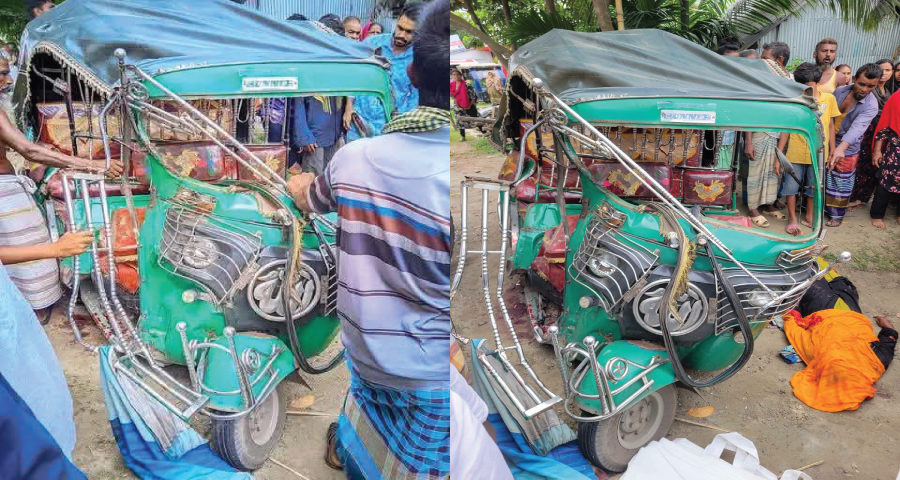 ত্রিশালে ট্রাক-সিএনজি মুখোমুখি সংঘর্ষ, নিহত ২