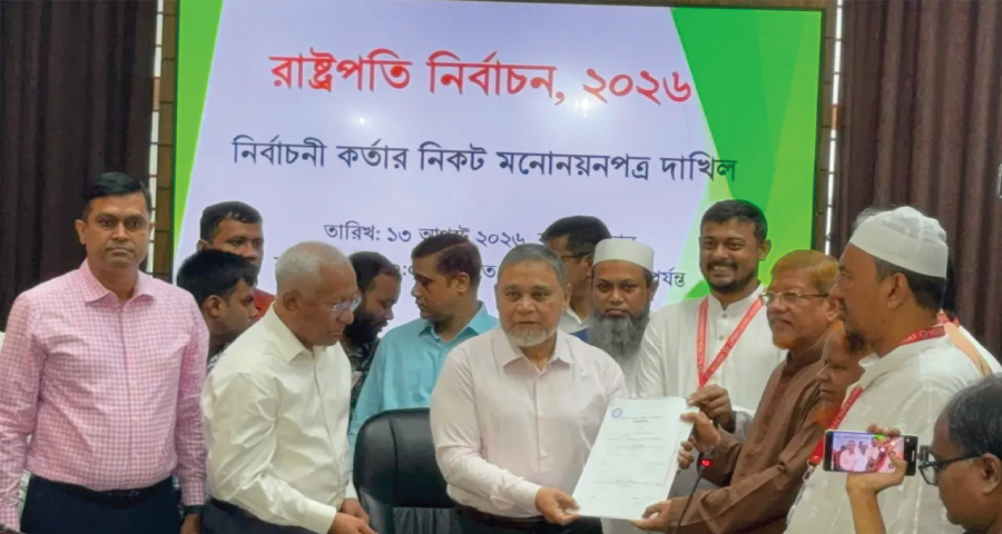 কর্নেল অলির পক্ষে মনোনয়নপত্র জমা