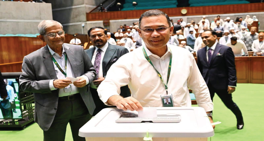 ভোট দিলেন প্রধানমন্ত্রী, স্পিকার-ডেপুটি স্পিকার