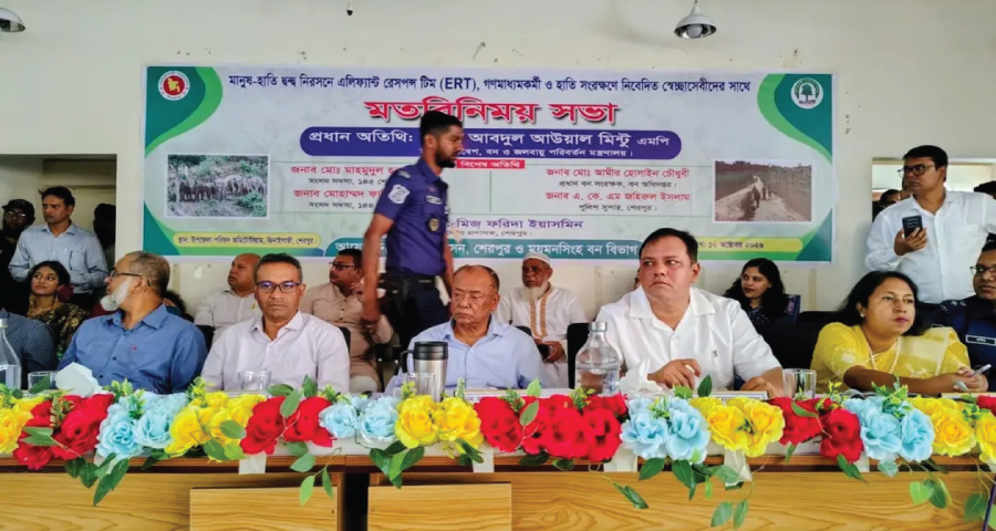 শেরপুরে বনমন্ত্রীর অনুষ্ঠানে বারবার বিদ্যুৎ বিভ্রাট, অতিথিদের মধ্যে অসন্তোষ